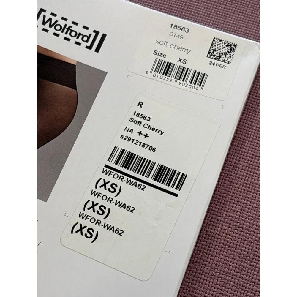 Wolford x REVOLVE Individual 10 Back Seam Tights in Soft Cherry XSmall New Women